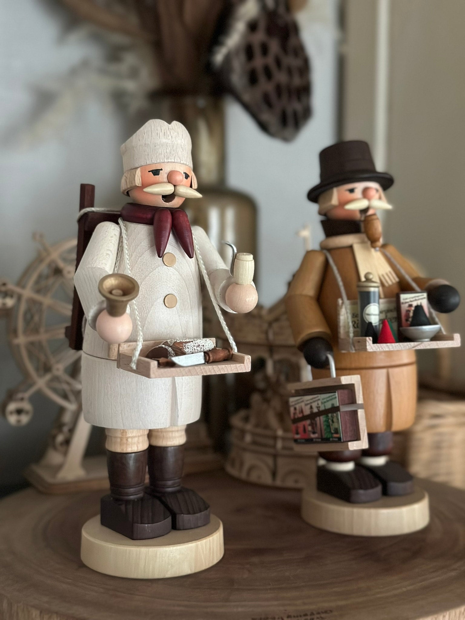 アトリエニキティキ   ドイツ　煙だし人形　パン焼職人　新作 アトリエニキティキ ドイツ煙だし人形パン焼職人新作